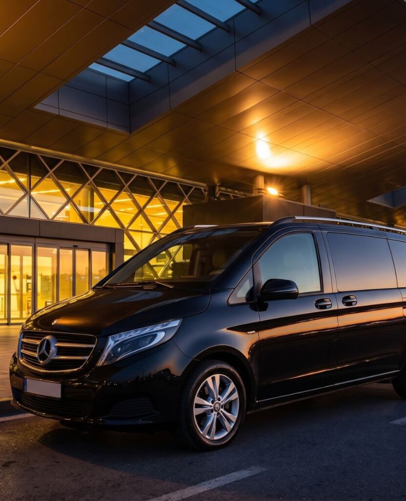 Mercedes-Benz V-Class luxury van parked
